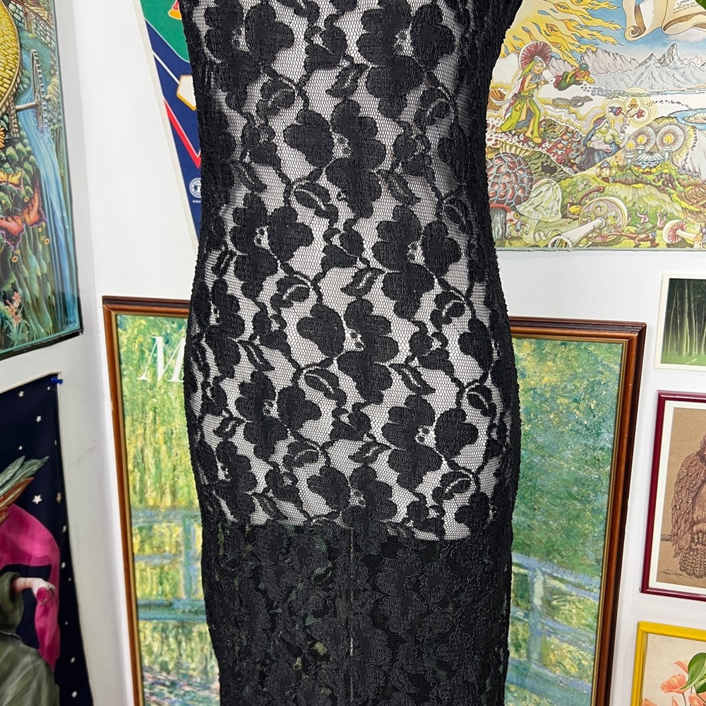 Vintage Victoria's Secret Maxi Lace Mesh Dress - Picture 2 of 7
